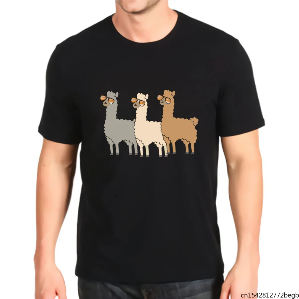 

Alpaca Sunglasses Funny Men's T Shirt
