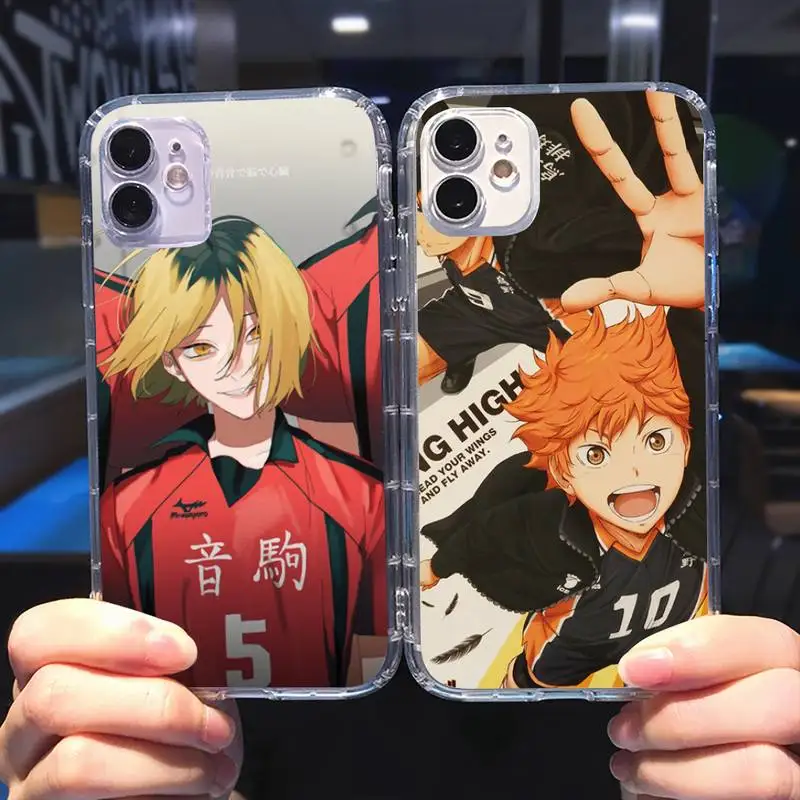 

Haikyuu Phone Case Transparent soft For iphone 13 12 11 8 7 plus mini x xs xr pro max