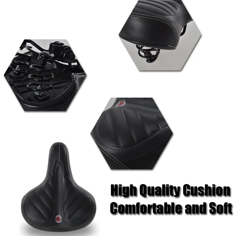 

Mountain Thickened Big Butt Saddle Bicycle Cushion Seat Mountain Bike Saddle Riding Equipment Bicycle Saddle Road Bike Seat