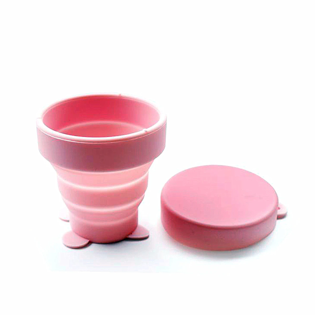 Портативная складная чаша многоразовая карманная чашка для мытья путешествия