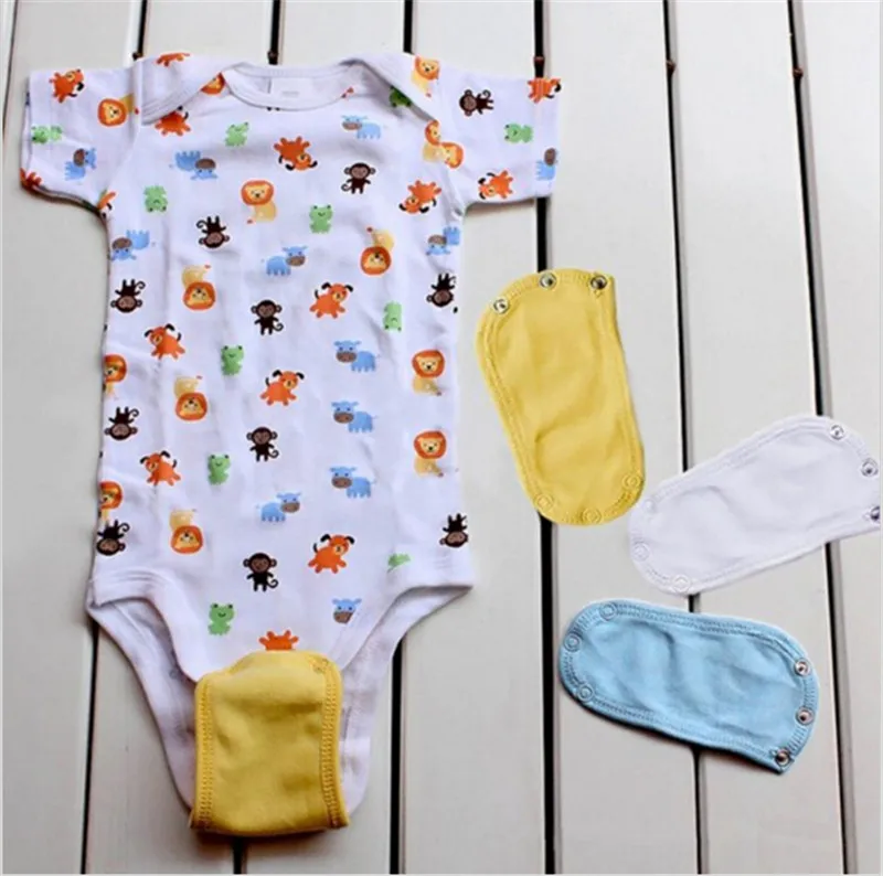 

Lovely Baby Boys Girls Kids Baby Romper Crotch Extenter Child One Piece Bodysuit Extender Baby care 4 colors 13*9cm