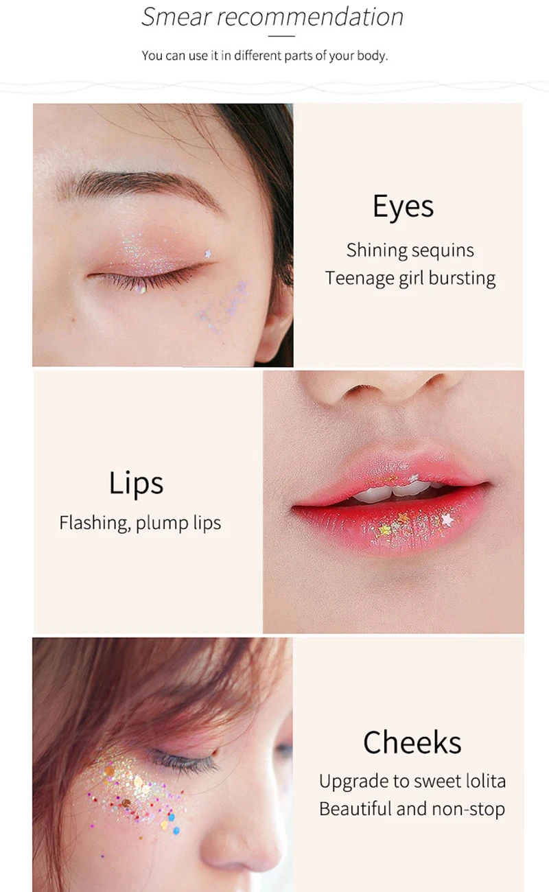 Блестящая пудра для тела блестящая разрывные кроты наклейки со вспышкой