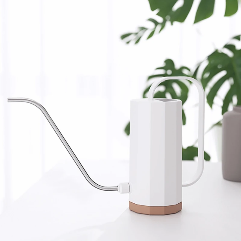 

Stainless Steel Long Spout Watering Can With Meaty Watering Can Home Gardening Potted Tool For Outdoor Indoor Plants
