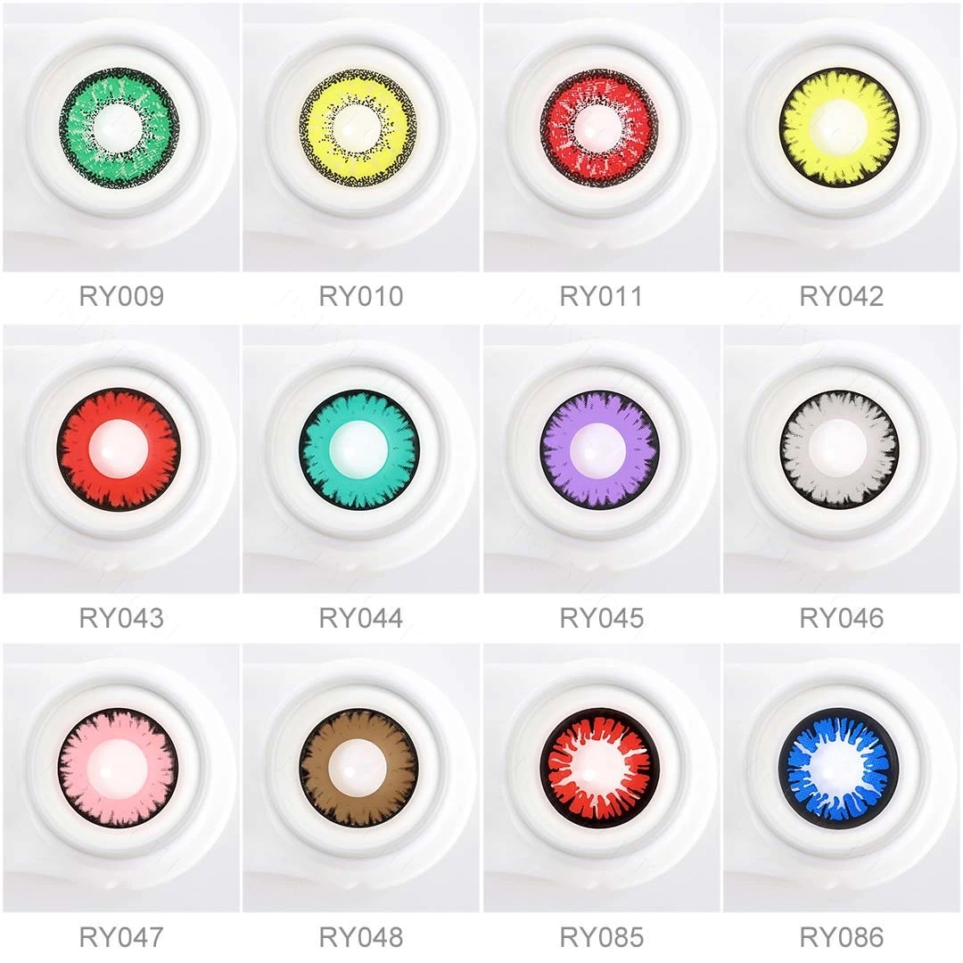 2pcs halloween lenses color contact lenses for eyes red pink violet vampire contacts lens cosplay contact crazy lens pupilentes free global shipping
