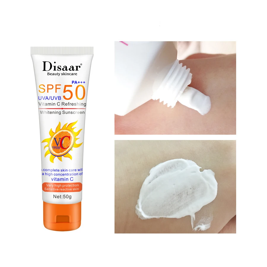 

Facial Body Sunscreen Cream Whitening Anti-UV Sunblock Skin Protective Anti-Aging Oil-control Moisturizing SPF50+++