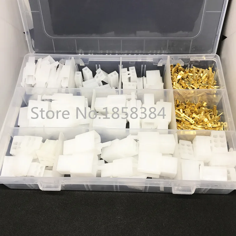 40 комплектов автомобильные электрические коннекторы для проводов 2 8