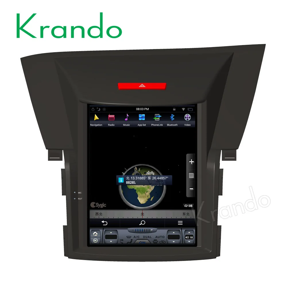 

Krando Android 9,0 10,4 "для Honda CRV 2012-2015, радионавигационная система, вертикальный экран, Автомобильная навигационная система, Авторадио