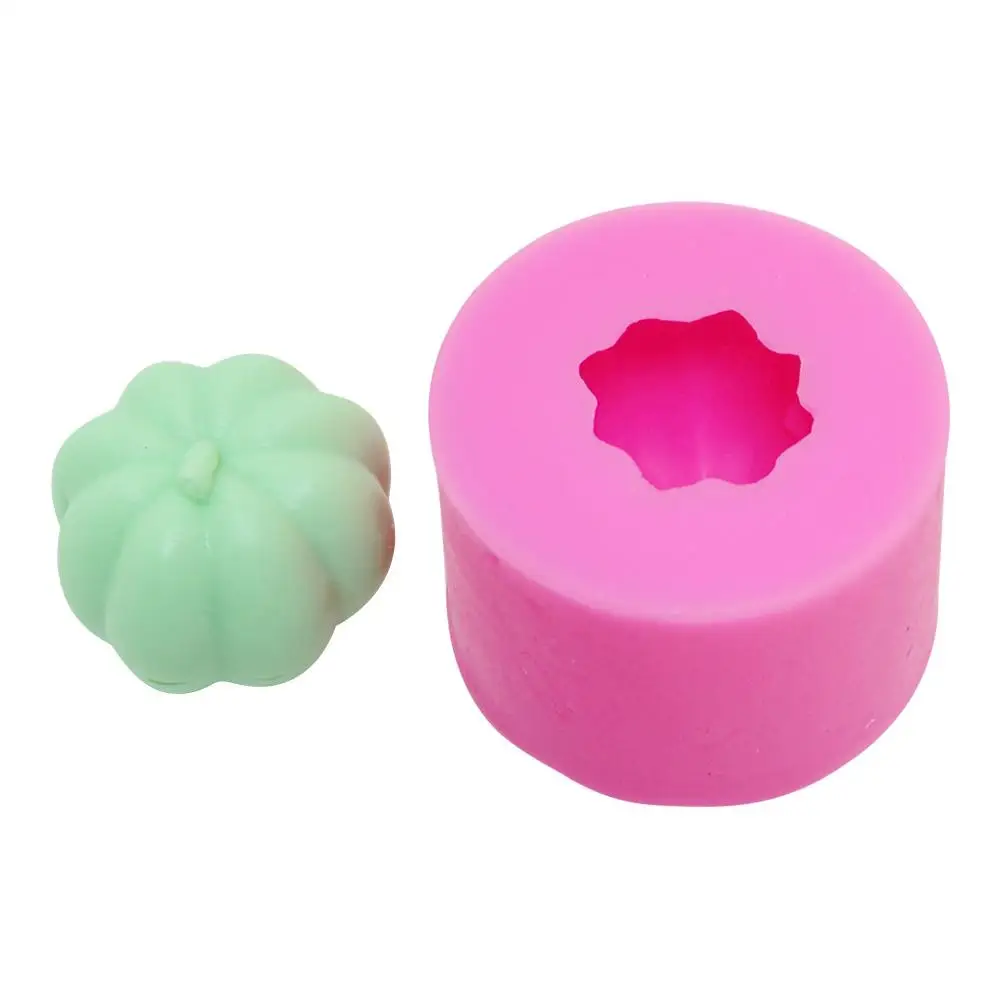 Форма Тыква на Хэллоуин помадка DIY ремесло Мыло свечная глина силиконовые формы 3D