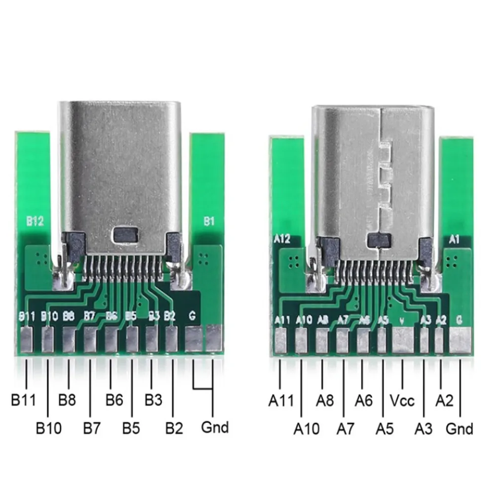 

USB 3.1 Type C Female Socket Connector Plug SMT Type With Board High Quality