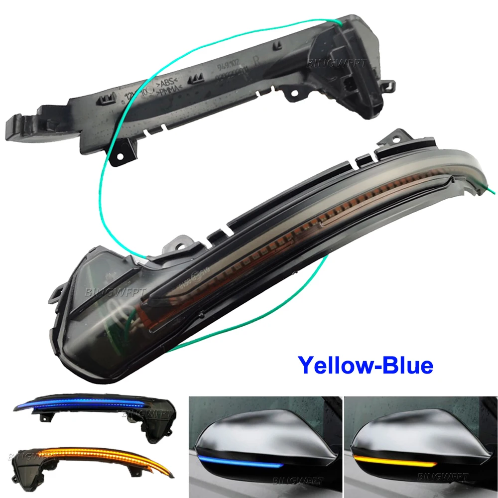 

2pcs Car Side Mirror Dynamic Blinker Indicator LED Turn Light for Audi A6 RS6 4G C7 7.5 2012 2013 2014 2015 2016 2017 2018