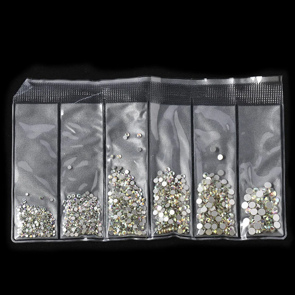 Хит продаж украшение для дизайна ногтей с плоским дном стеклянные маленькие