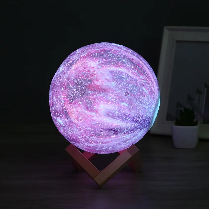 3d принтер Moon светодиодный Ster лампа для дома спальни декоративная на Рождество