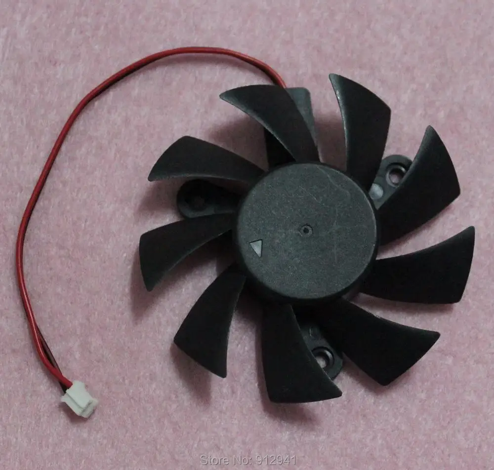 R196a PLA08015S12HH 75mm Graphics / Video Card VGA Cooler Fan Replacement 47mm x 12V 0.35A 2Wire 2Pin Connector | Компьютеры и офис