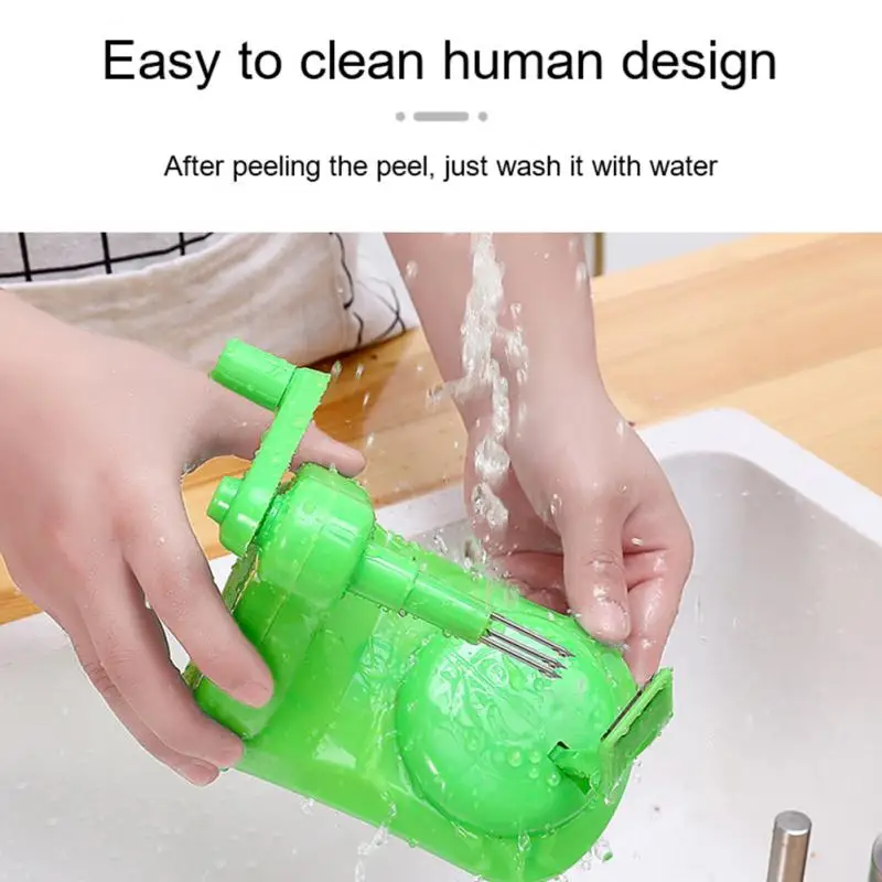 Очиститель яблок ручной работы из нержавеющей стали для резки фруктов