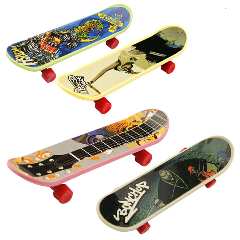 

4PCS Finger Board Tech Deck Truck Mini Skateboard Toy Boy Kids Children Gift