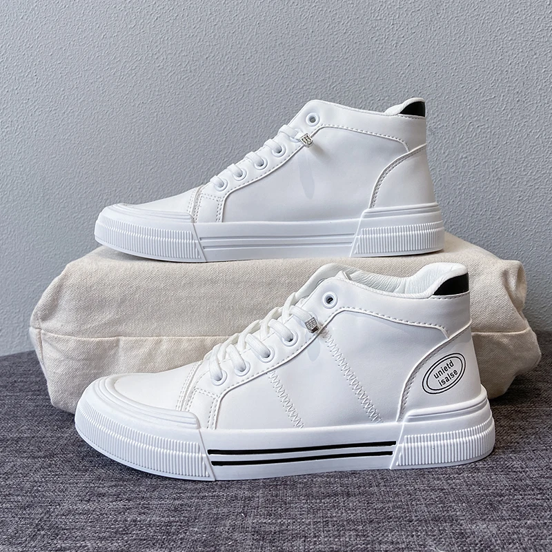 

High top small white shoes 2021 autumn new Korean fashion casual running shoes student sports shoes women's board shoes