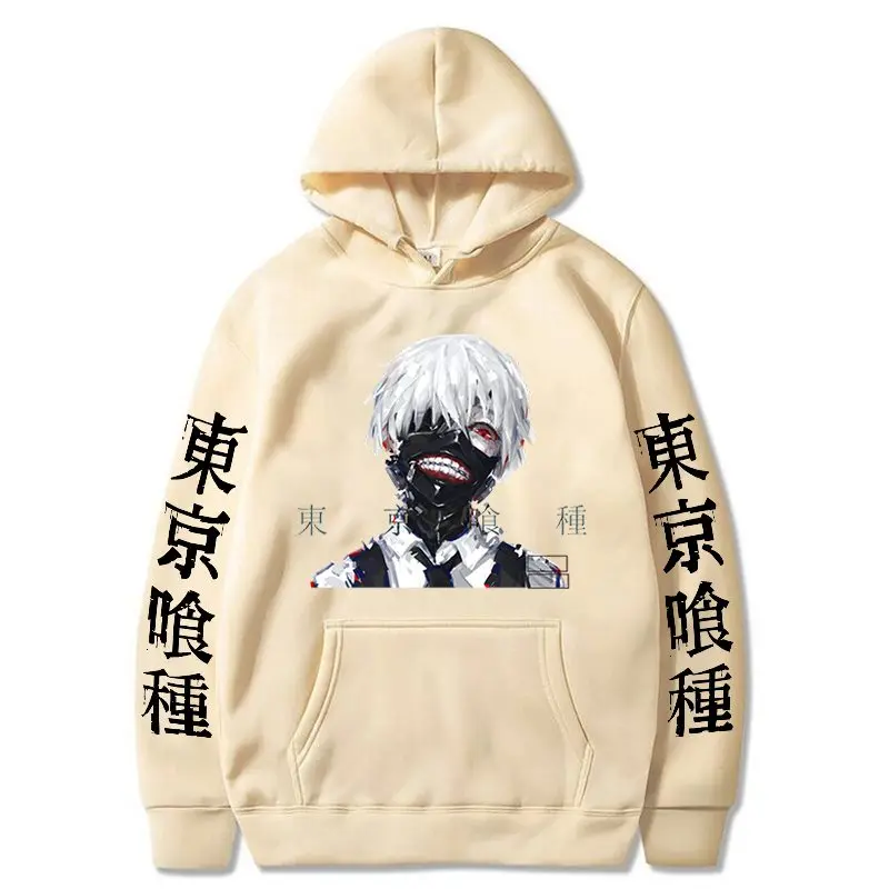 

Anime Hoodies Tokyo Ghoul Kaneki Ken Printing Hoodie Women Casual Sweatshirts Tokyo Ghoul Cosplay Pullover Tops for Men Women