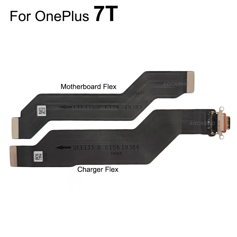Aocarmo для Oneplus 7T материнская плата Кабельный разъем зарядное устройство Штепсель
