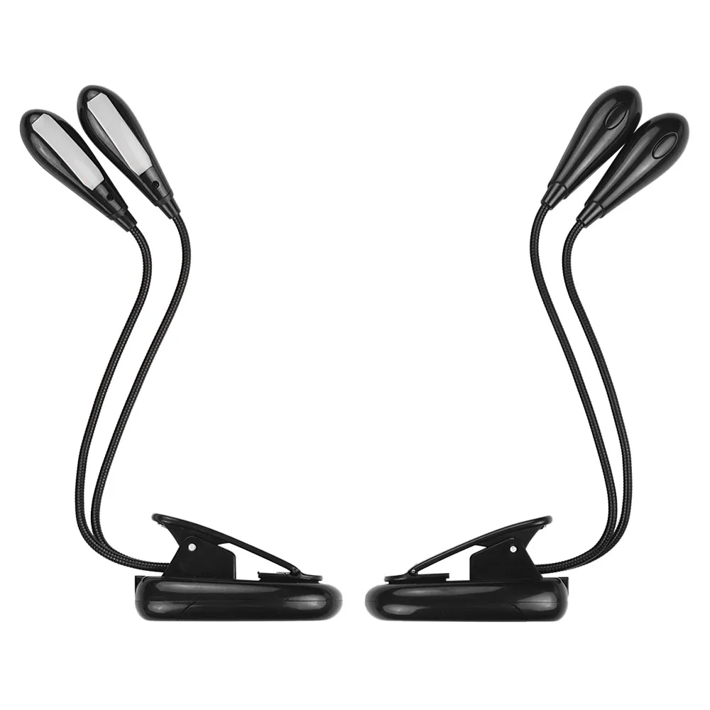 Профессиональный светодиодный музыкальная Настольная лампа с зажимом для