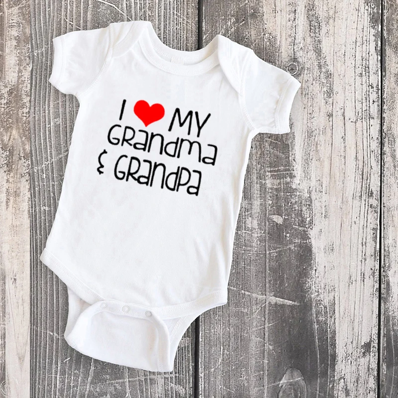 

I Love My Grandma Shirt Matching Outfits Baby Girl Clothes 2020 Fashion Family Clothing Sets Big Sister Letter T-Shirts New