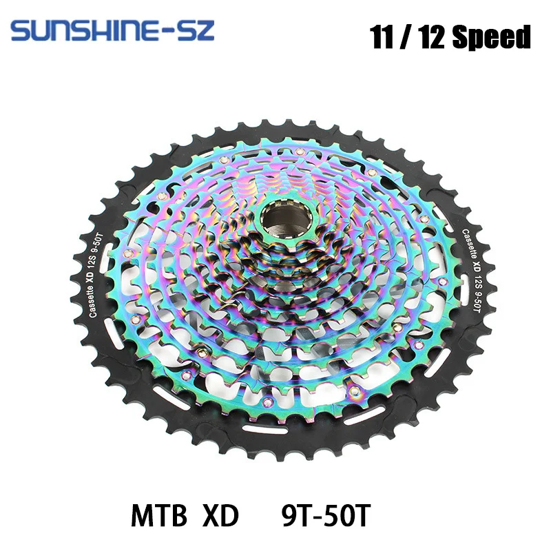 SUNSHINE-SZ MTB XD 11v 12-скоростная роликовая трубка для велосипеда montanha volante arco-íris aço durável