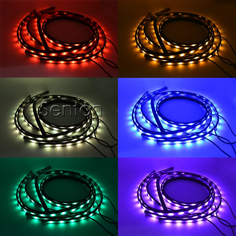 1 набор Автомобильный светодиодный шасси лампа днища Glow атмосферу светильник для