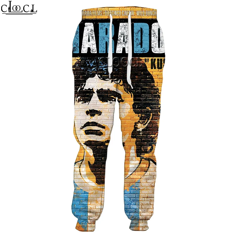 

CLOOCL Football Ball King Diego Armando Maradona Trousers 3D Print Men Women Casual Streetwear Fashion Sweatpants Drop Shipping