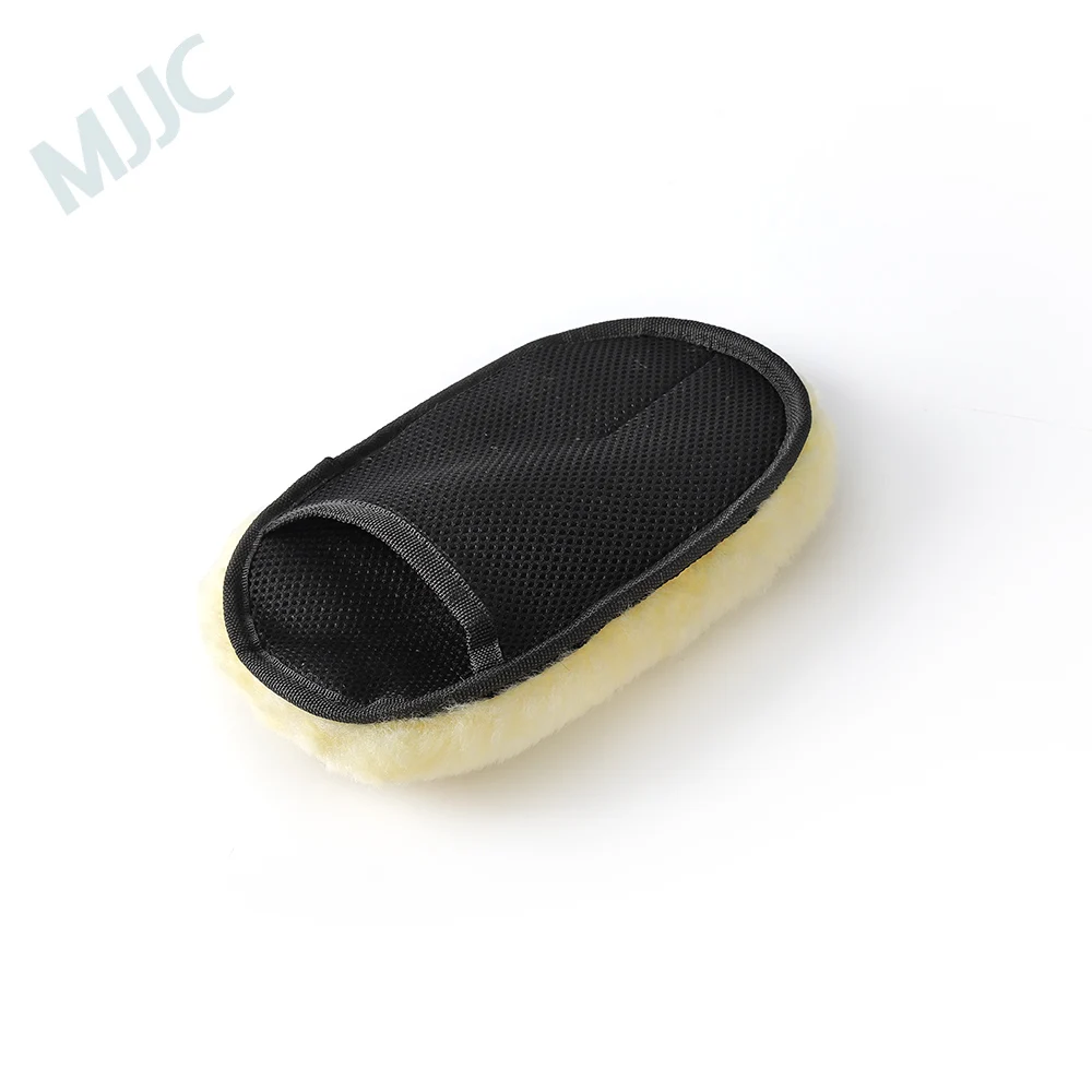 MJJC бренд высокого качества реальные рукава для мытья шерсти Мыть PAD одной стороны