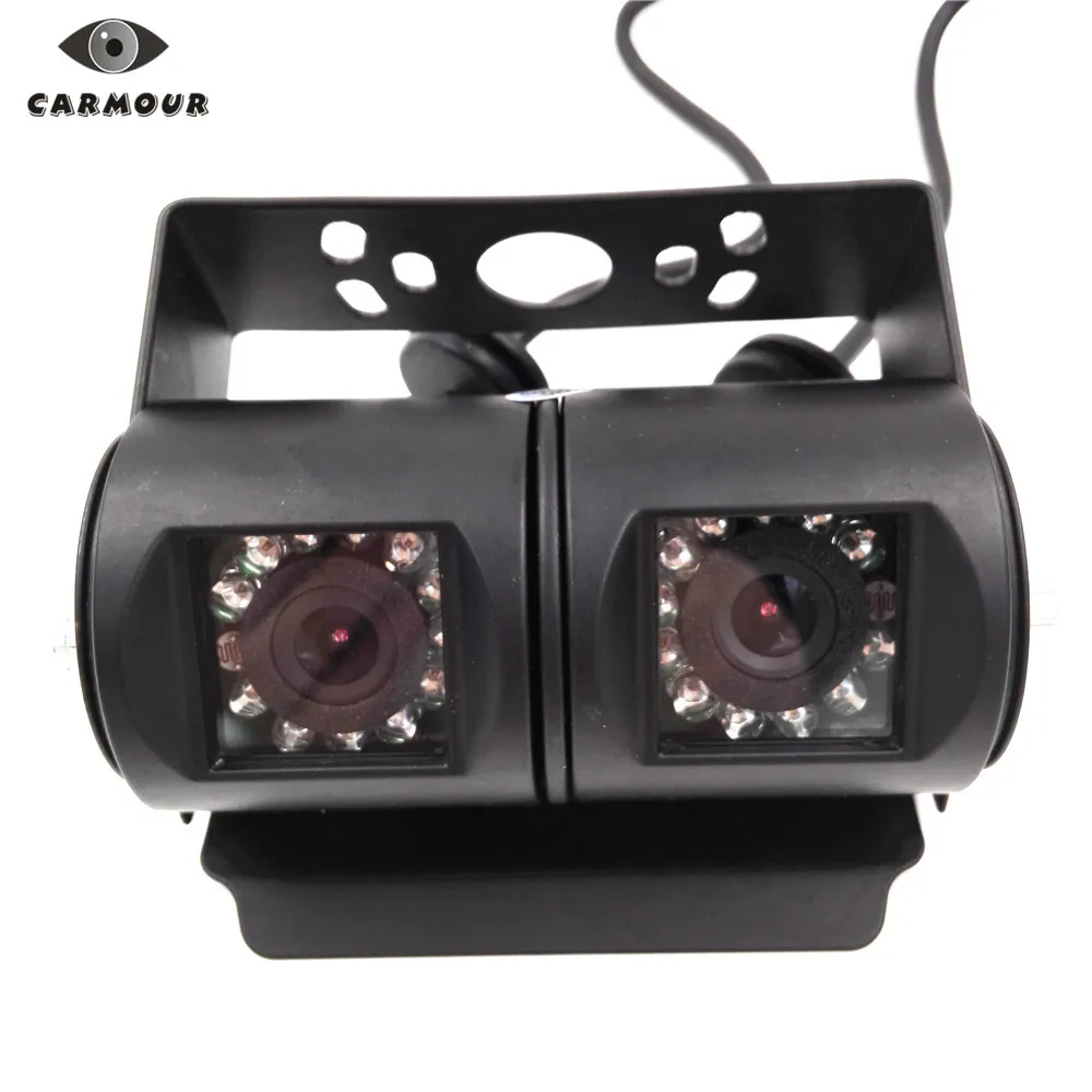 Камера заднего вида CARMOUR камера с запасной КМОП камерой 24 в 820 т водонепроницаемая