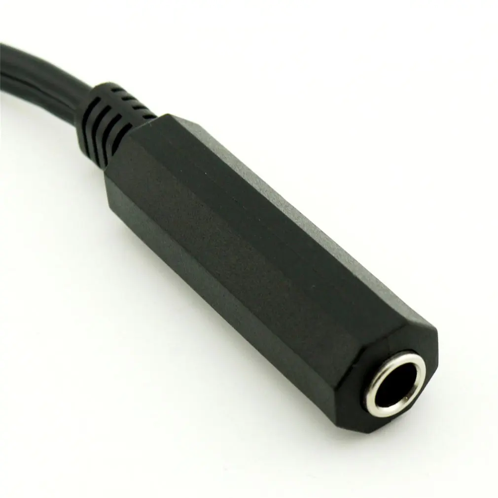

6.35mm 1/4 inch Stereo TRS Female to 2 Dual 6.35mm Mono TS Male Y Splitter Cable with Nickel Plated Plug