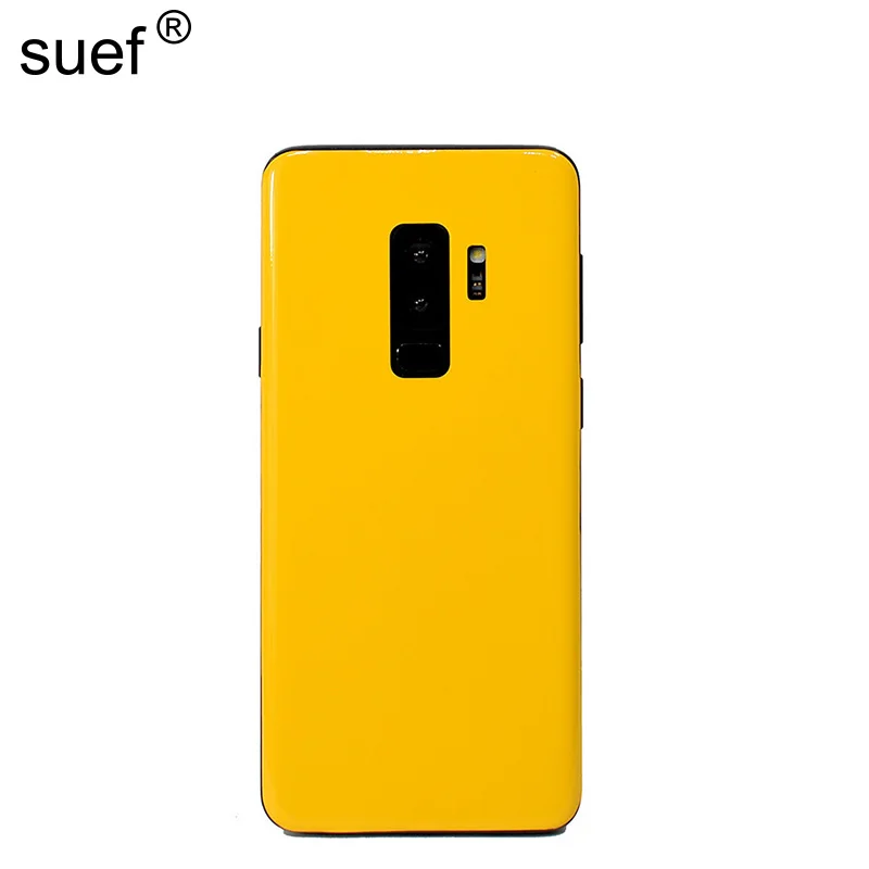 Suef винтажная Глянцевая задняя пленка наклейка для телефона Защитная Samsung Galaxy S8 S9