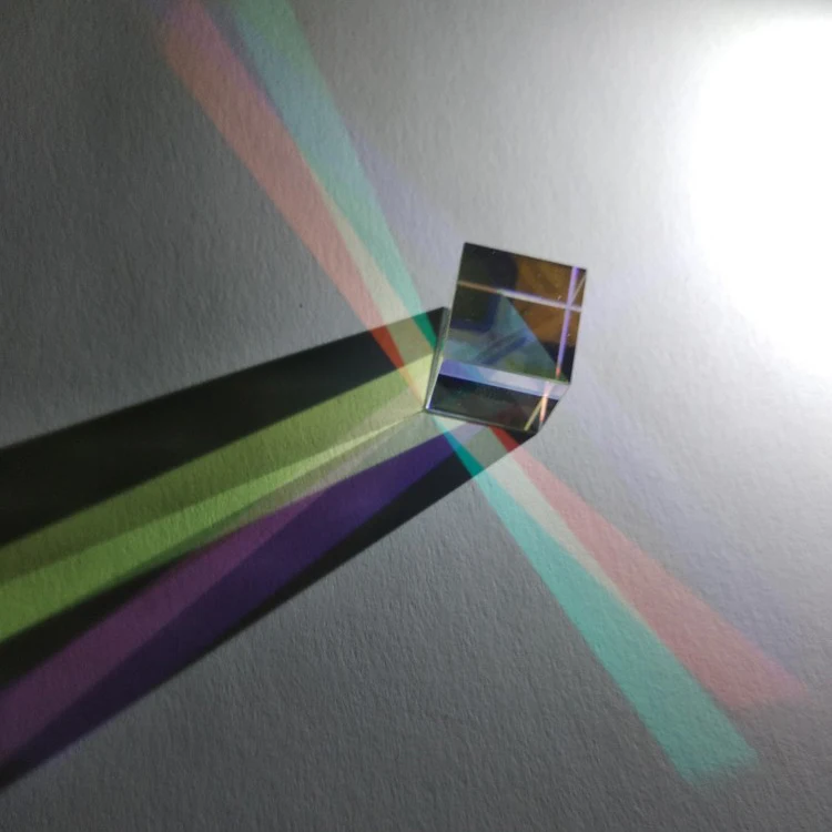 Фотографический Призма Двуцветные Стекло X-Cube 20*20*17 мм подарок шестисторонняя