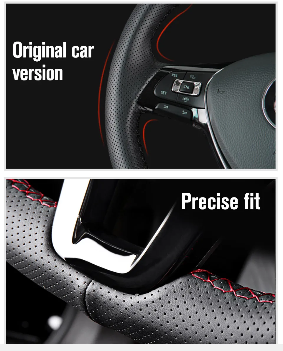 AppDee черный искусственная кожа Чехол рулевого колеса автомобиля для Ford Focus 2 2005-2011