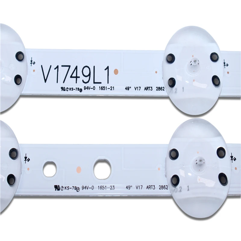 Новая светодиодная лента 4 шт./компл. 49 &quotV17 ART3 2862 Rev0.2 6916L-2862A 6916L-2863A V17 L1 R1 JB3B1591A02499