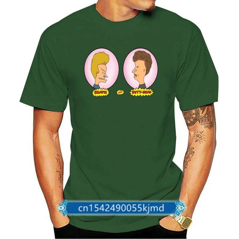 

Beavis And Butthead Animated Adult Comedy Sitcom New T-Shirt 100% Cotton Cartoon T Shirt Men Unisex New Fashion Tshirt