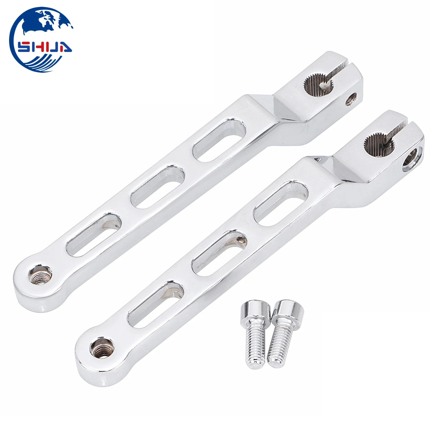 2x хром педаль переключения передач Рычажные рычаги пятки носок переключатель