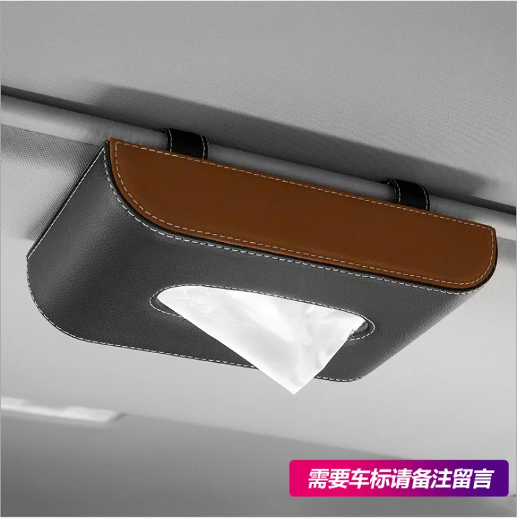 

Hanging Tissue Holder for Car Paper Car Tissue Box Holder Paper Towel Auto Interior Storage Decoration for BMW Car Accessories