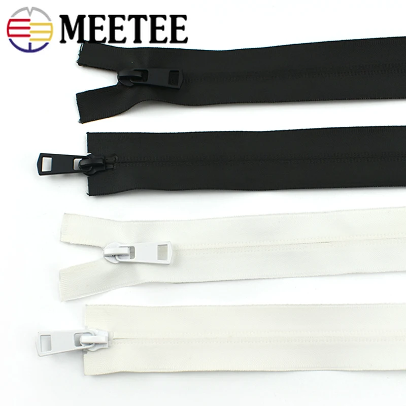 Meetee 2 шт. 20 150 см 5 # нейлоновая невидимая Водонепроницаемая молния двойная головка