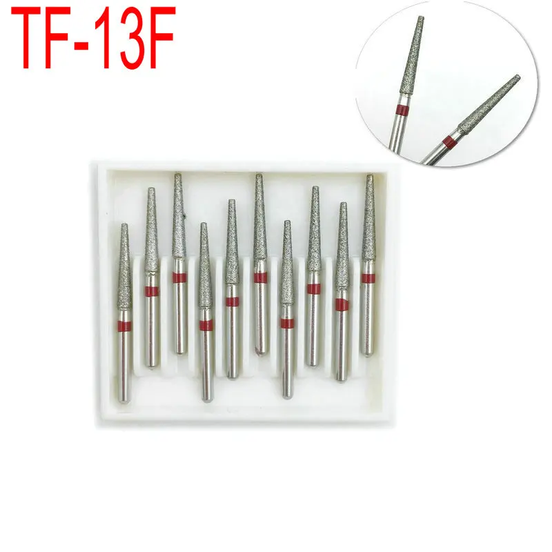 10 шт./кор. алмаз FG высокие Скорость боры для полировки сглаживания