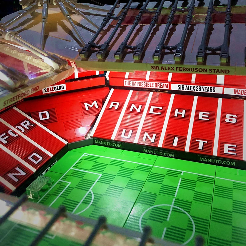 Семейный комплект для 10272 старого футбола строительный блок футбольного поля