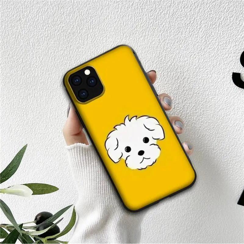 Чехол для телефона Бишон Фризе для iPhone 13 11 12 Pro XS MAX mini 8 7 6 6s Plus X 2020 XR.