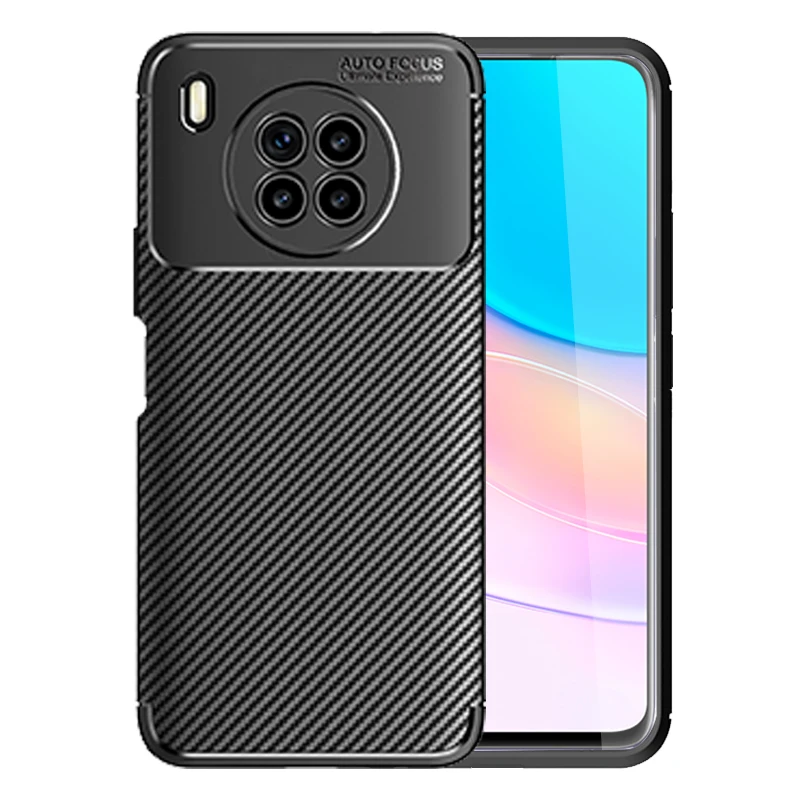 Cover For Huawei Nova 8i Case For Huawei Nova 8i Capas Armor Shockproof Phone Bumper TPU Soft Cover For Huawei Nova 8 8i Fundas