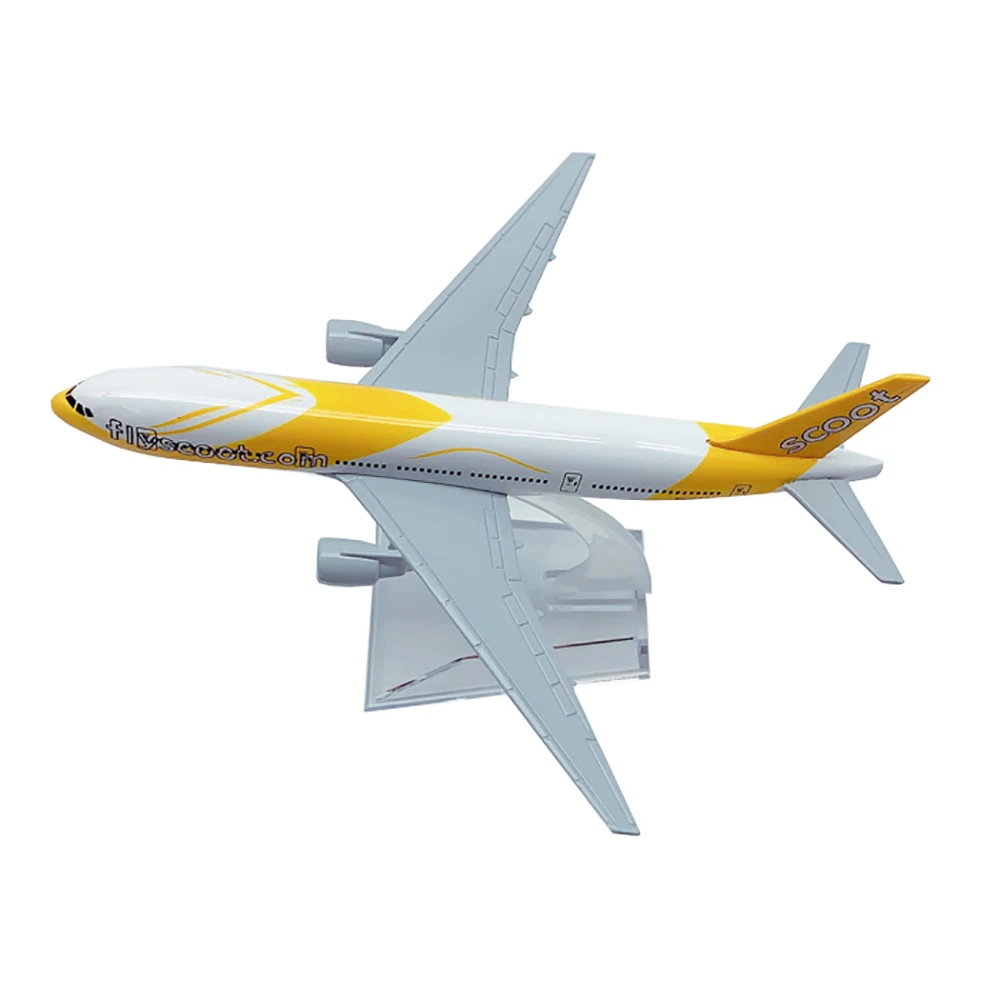 1/400 масштаб самолета Boeing 777 Сингапур Scoot Airways 16 см самолет из сплава B777 модель