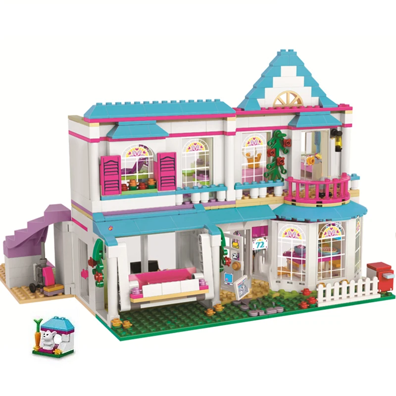 

649pcs Friends Stephanie House Building Blocks Girls Dollhouse Bricks Toy