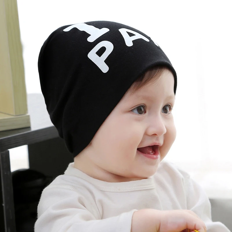 Осенняя детская шапка хлопковые теплые зимние шапки для мальчиков новорожденных