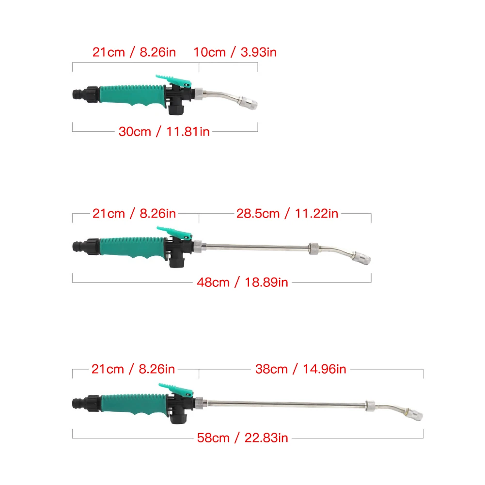 

Car High Pressure Water Gun Metal Water Gun Jet Garden Washer Hose Wand Nozzle Sprayer Watering Spray Sprinkler Cleaning Tool