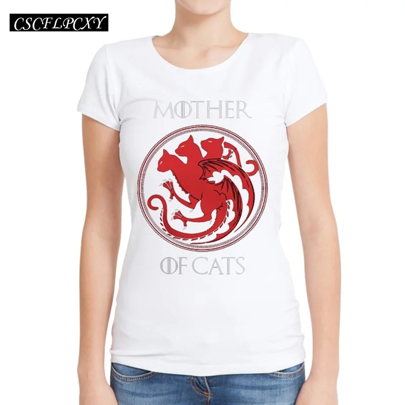 2019 новая игра престолов женские футболки с коротким рукавом тонкая женская