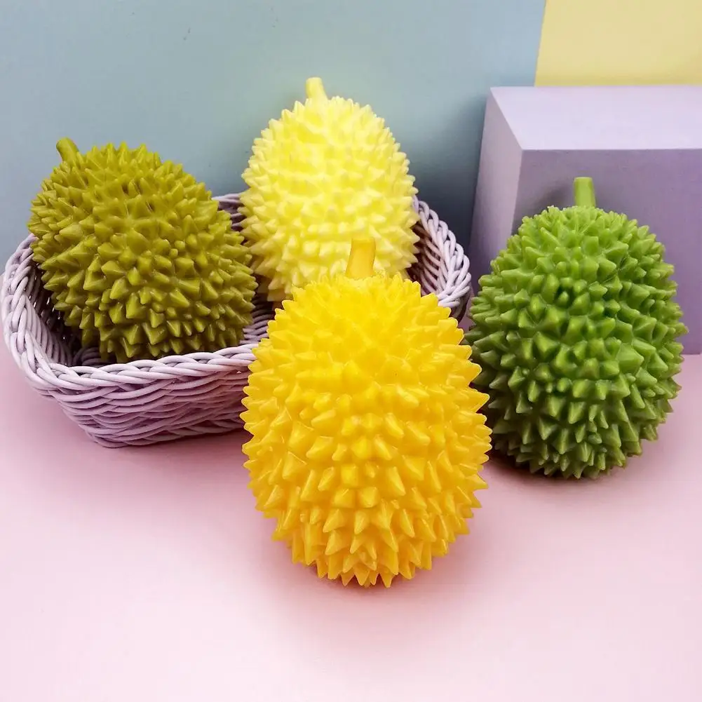 

60%HOTAnti-stress Toy Elastic Good Hand Feel Three-dimensional Durian Squeeze Finger Toy for Relaxing