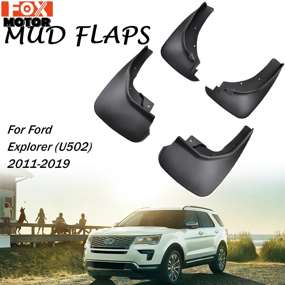 

OE Styled Molded Car Mud Flaps For Ford Explorer 2011-2019 Mudflaps Splash Guards Flap Mudguards Car Styling