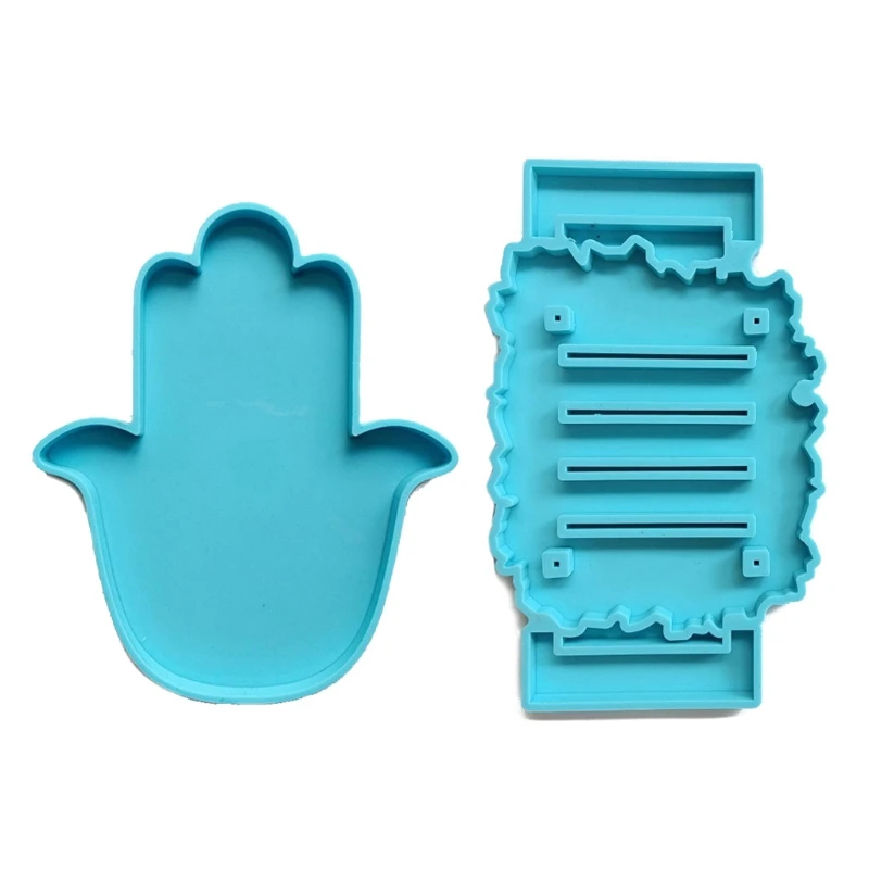 

5 Pcs/Set Corn Coaster Cup Holder Epoxy Resin Mold Cup Mat+Stand Silicone Mould